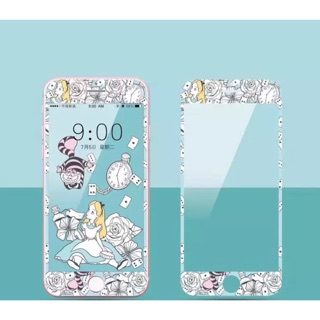 現貨 iphone6/iphone7/plus迪士尼公主 鋼化玻璃 迪士尼 愛麗絲長髮公主美人魚 保護貼 滿版玻璃鋼化膜