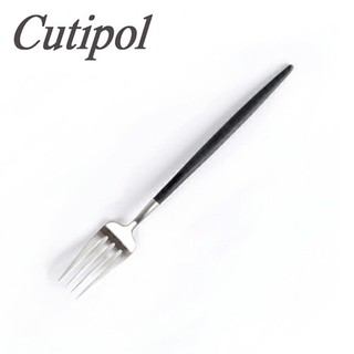 Cutipol GOA 黑銀 甜品叉18cm [偶拾小巷] 葡萄牙製