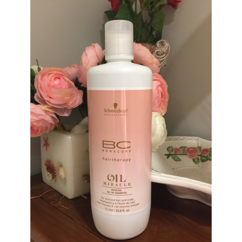 Schwarzkopf 施華蔻BC精油奇跡 玫瑰洗髮露1000ml 現貨