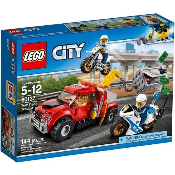 【積木樂園】 樂高 LEGO 60137 CITY系列 拖吊車追捕行動