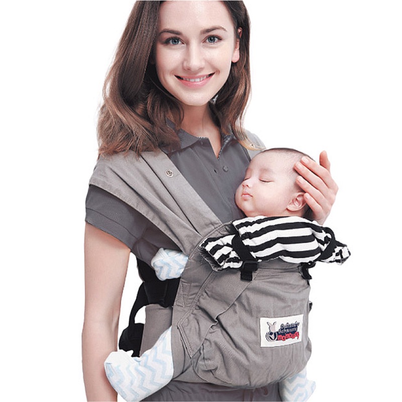 Mamaway hugaroo 媽媽餵 環抱式嬰兒背帶 灰色 背巾 4m以上使用 蝦皮最低 不議價