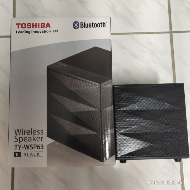 TOSHIBA 重低音藍芽喇叭  TY-WSP63TW