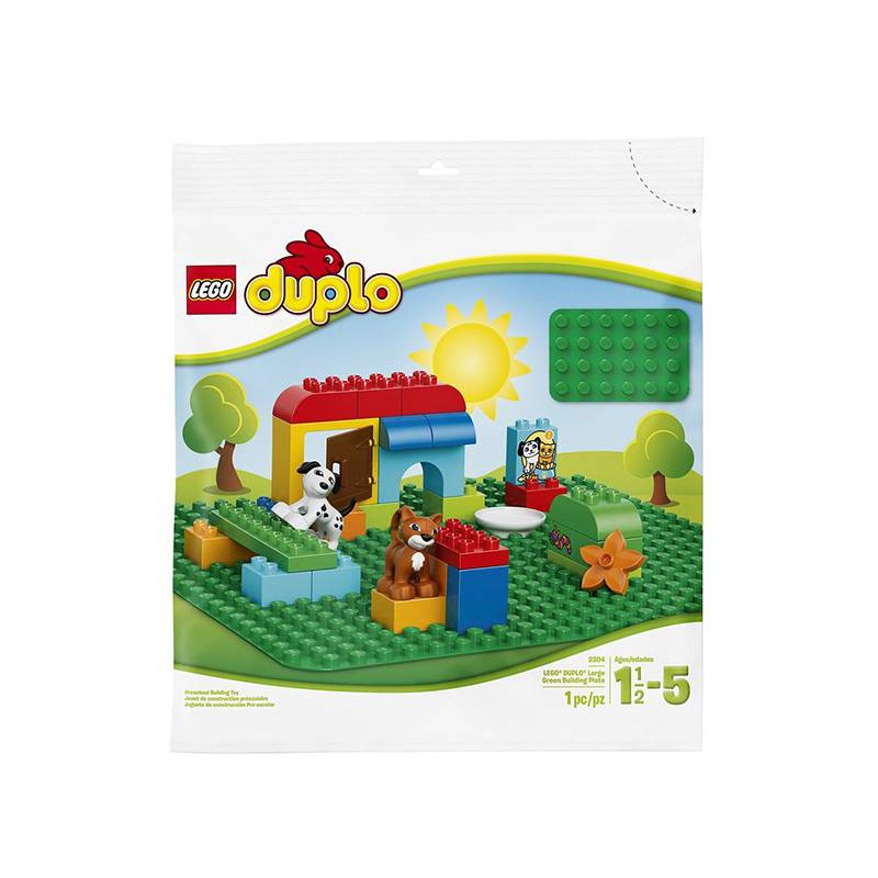 華泰玩具 DUPLO 得寶綠色大底板/L2304-樂高積木 LEGO LEG2304 03605608