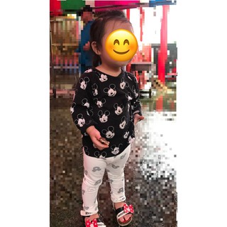[二手] 正版H&M lativ 小孩短袖 上衣 棉褲 全部都$90 迪士尼 米奇 唐老鴨 高飛狗 (9成新)