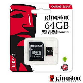 金士頓 Kingston micro SD 64G 記憶卡