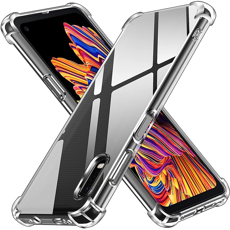 SAMSUNG 適用於三星 Galaxy Xcover 6 Pro 7 5 4 水晶透明保護套防刮防震 TPU 手機殼