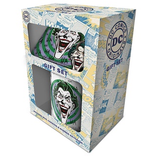 DC 小丑 英國進口高級禮物組(內含馬克杯、杯墊、鑰匙圈)