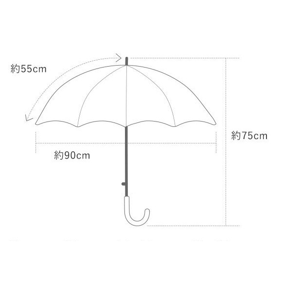 Mbb 現貨開發票 日本skater 透明兒童雨傘55cm 直傘透明傘小學生雨傘 蝦皮購物