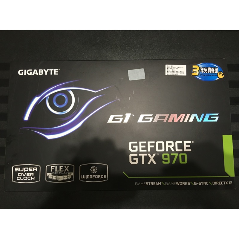 技嘉Gtx970Gaming 4g 超頻版 今年105/1月購入