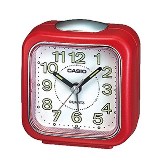 【CASIO】微型照明輕便型鬧鐘-紅(TQ-142-4)正版宏崑公司貨