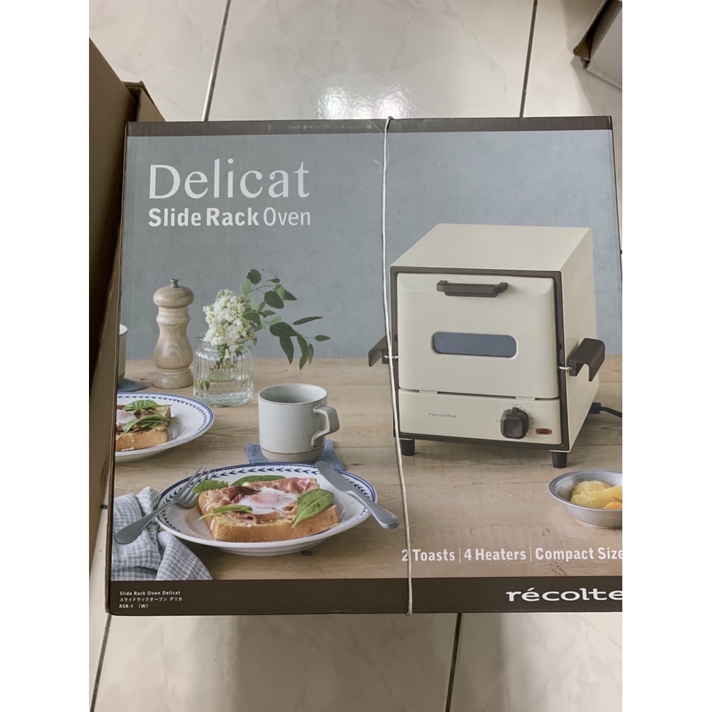 [免運]日本麗克特 Delicat 電烤箱RSR-1 白色