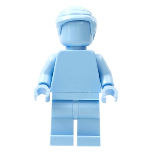 ［想樂］『人偶』全新 樂高 Lego TLS108 素色人偶 水藍色 (40516)