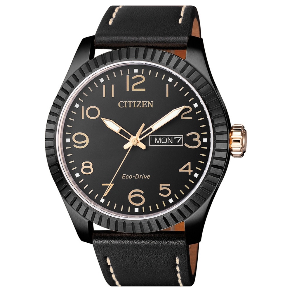 CITIZEN 星辰 男 光動能限量款復刻傳奇時尚腕錶(BM8538-10E)-黑/42mm