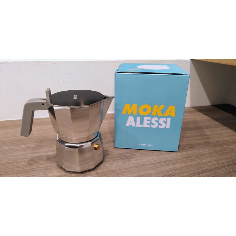 意大利 Alessi Espresso 摩卡壺 送專用爐架 3 6 9 杯份 咖啡 義式濃縮咖啡