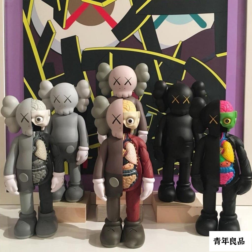 【台灣現貨】潮流擺件 kaws 芝麻街大號3款公仔手辦 模型玩偶 客廳 裝飾擺件創意禮物