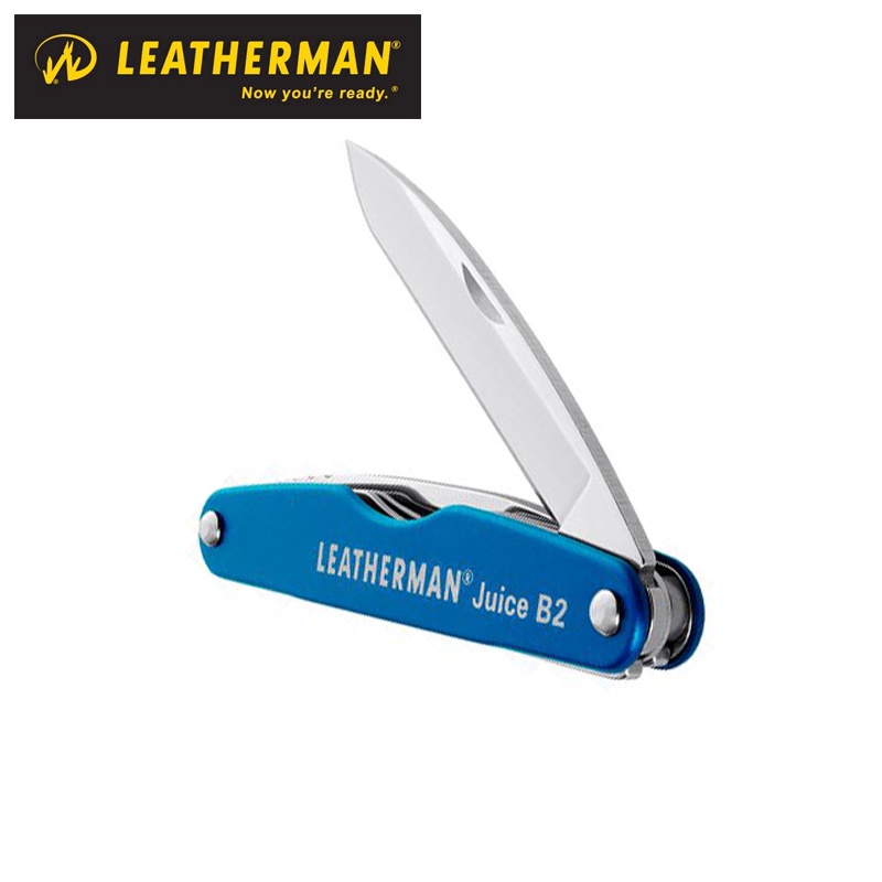 【Leatherman】JUICE B2 口袋工具刀 (寶藍) #832364