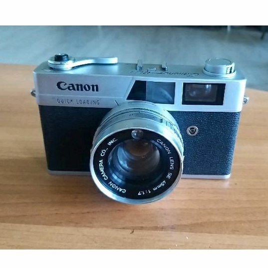 Canon Canonet 第一代QL-17 底片相機/f=1.7/45mm/1965年日本產