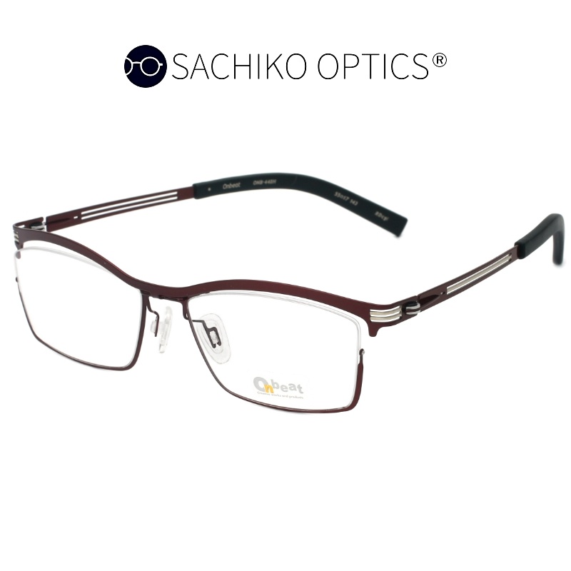 ONBEAT ONB-448H 日本手工眼鏡｜個性休閒懸框眼鏡 男生品牌眼鏡框【幸子眼鏡】