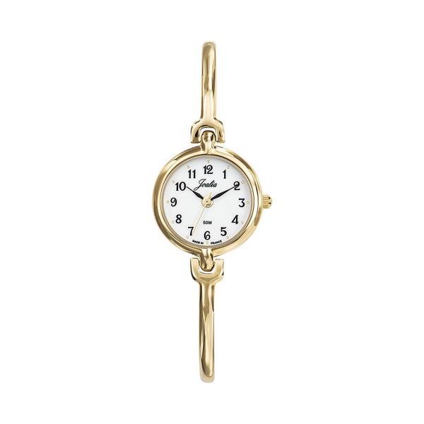 【Joalia】法國時尚品牌優雅氣質手環腕錶-耀眼金/630503/台灣總代理公司貨享兩年保固