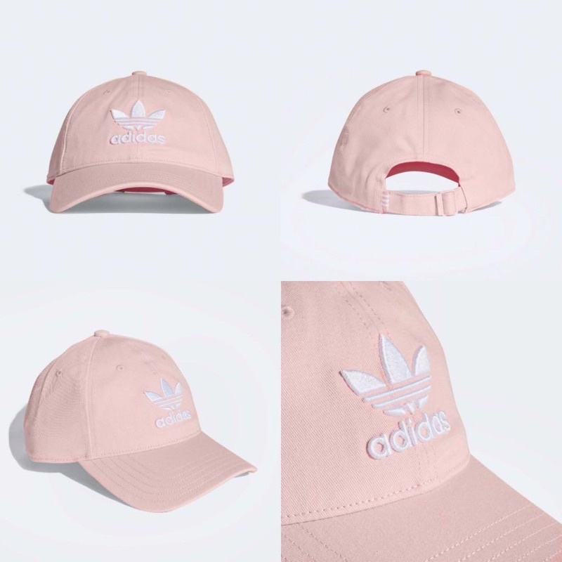 Adidas 愛迪達 粉色帽子 棒球帽 老帽