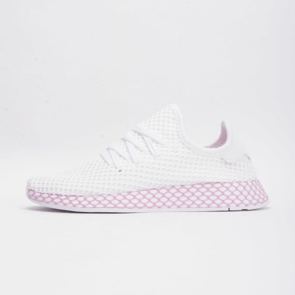 【小八】adidas Deerupt Runner W White 白粉 B37601