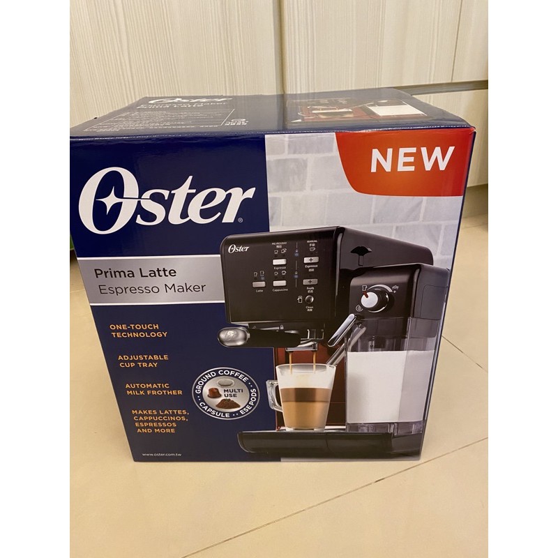 （免運，可議價）美國Oster-5+隨享咖啡機-搖滾黑(義式+膠囊)
