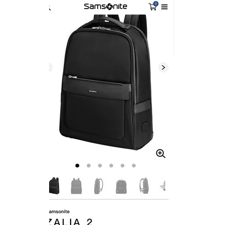 samsonite ZALIA 2黑色 保持良好原價6280