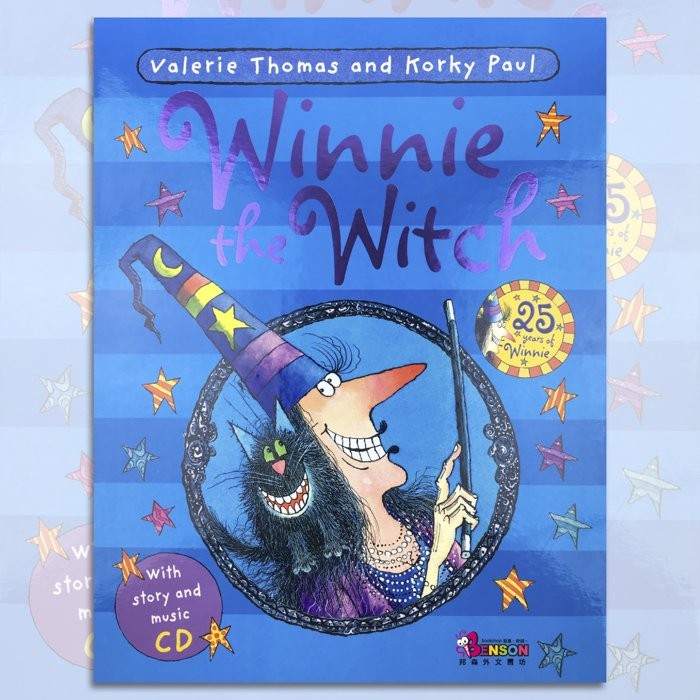 [邦森外文書] Winnie The Witch 25th Book & CD 巫婆阿妮和黑貓阿寶 25週年精裝有聲書版 #2