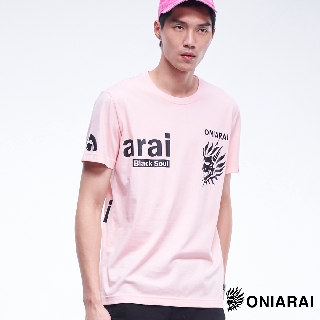 BLUE WAY 鬼洗 ONIARAI-液態棉涼感LOGO TEE((粉)