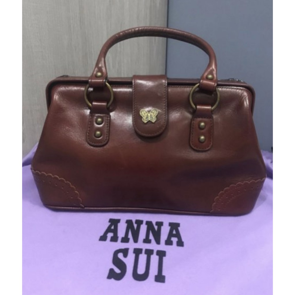 ANNA SUI 經典醫生包（真皮絕版）八成五新