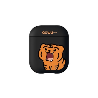 嗷嗚老虎airpods三代保護套矽膠airpodspro情侶款蘋果耳機套airpods二代無線airpods3液態防摔殼