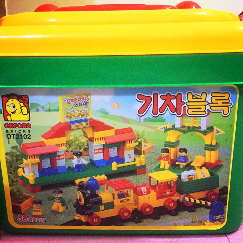 火車軌道積木組180pcs-可和樂高LEGO共用