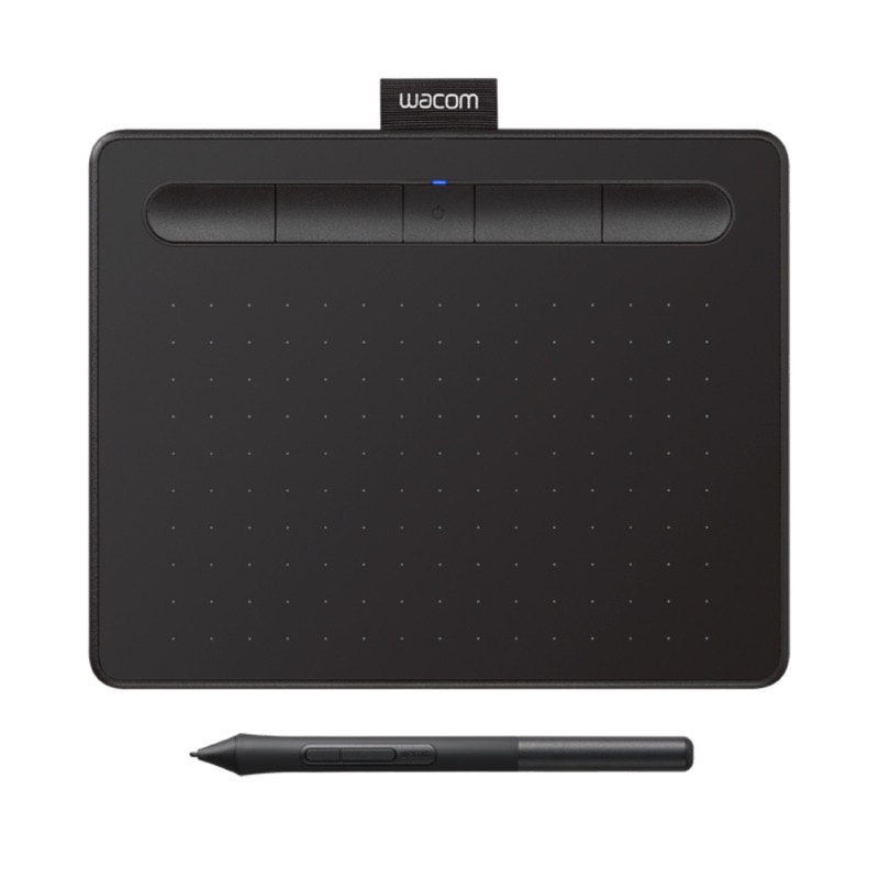 《HR小舖》✍🏻 Wacom Intuos Comfort Small 繪圖板 藍牙 黑色 二手 極新 附保護套 筆盒