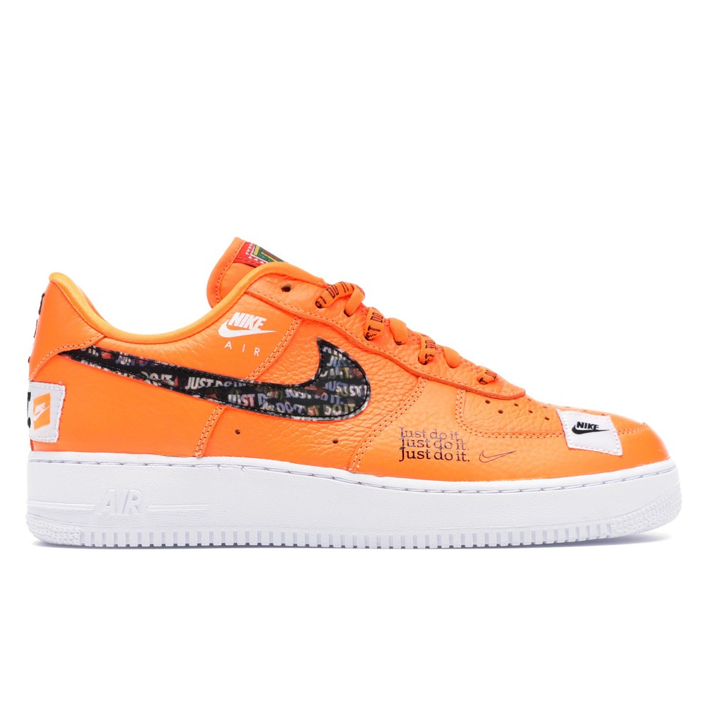nike air force 1 premium orange just do it
