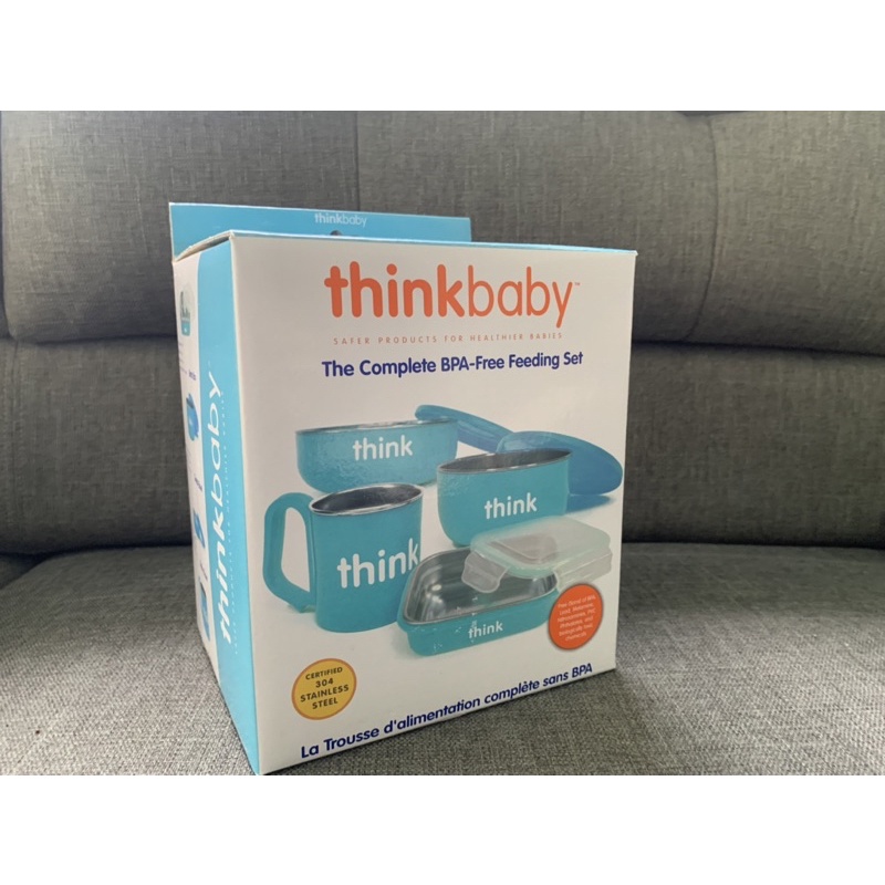 thinkbaby餐具四件組