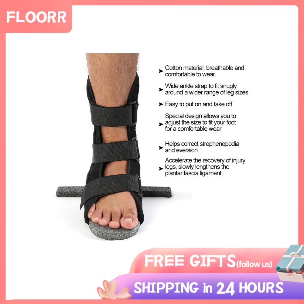Floorr 柔軟夜間夾板靴支撐肌腱炎足底筋膜炎腳跟骨刺s L 蝦皮購物