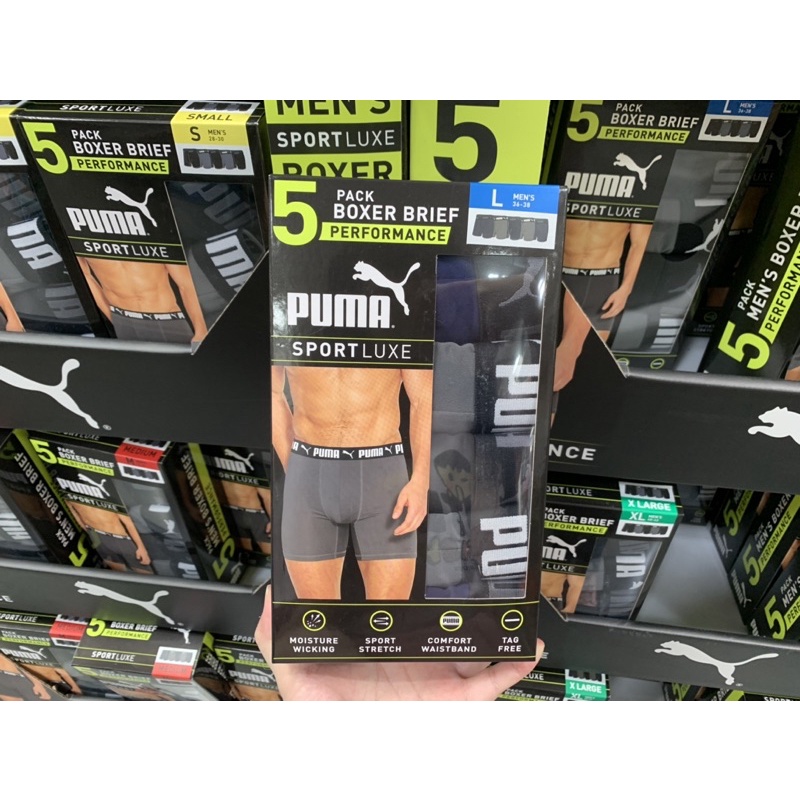 PUMA男內褲5入組 美國尺寸：S-XL 好市多代購