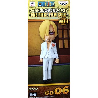*盒損 現貨* 日版金證 WCF FILM GOLD VOL.1 劇場版 電影版 香吉士 約7公分高 海賊王 公仔