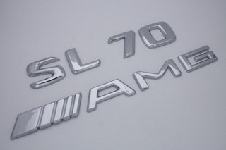 Benz 賓士 賓士 SL Class SL 70 ///// AMG 後車箱蓋 字型 字標