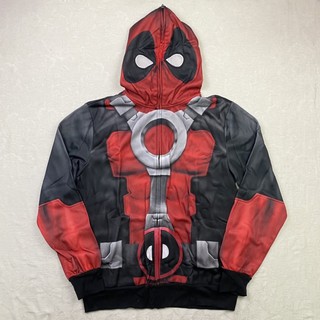 全新 Mad Engine MARVEL 漫威正版 死侍 Deadpool 面罩 全版印刷套頭外套 Cosplay