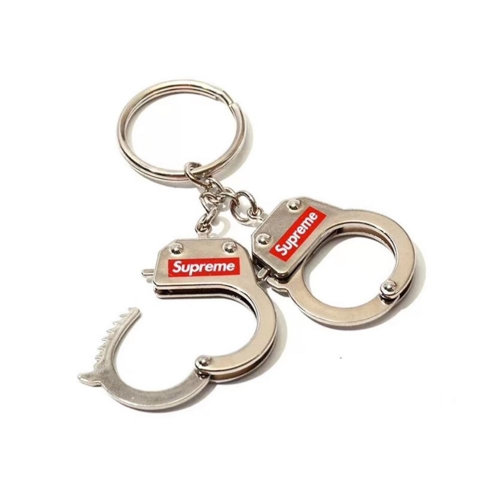 優等品@Supreme 17FW Handcuffs Keychain手銬鑰匙扣掛件吊墜Sup配飾配件