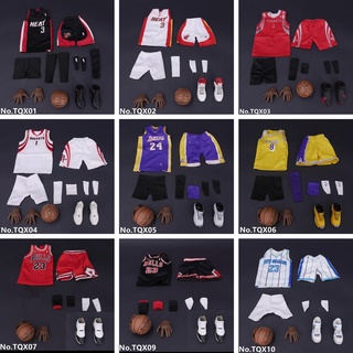1/6 NBA Kobe Jordan McGrady 韋德球衣運動鞋籃球磁鐵手星套裝