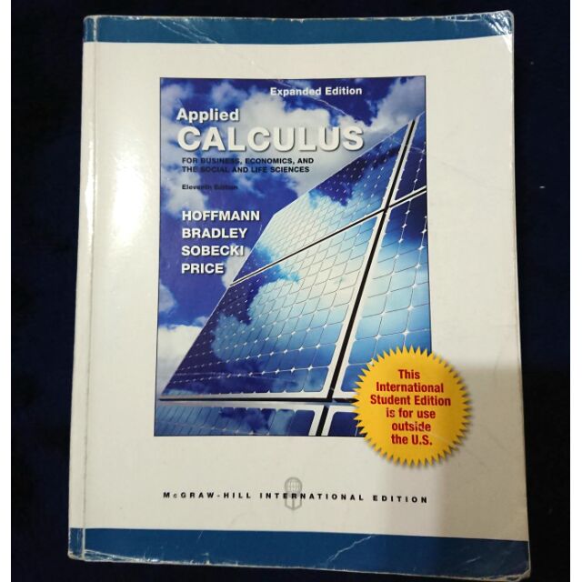 微積分 Applied Calculus 11版