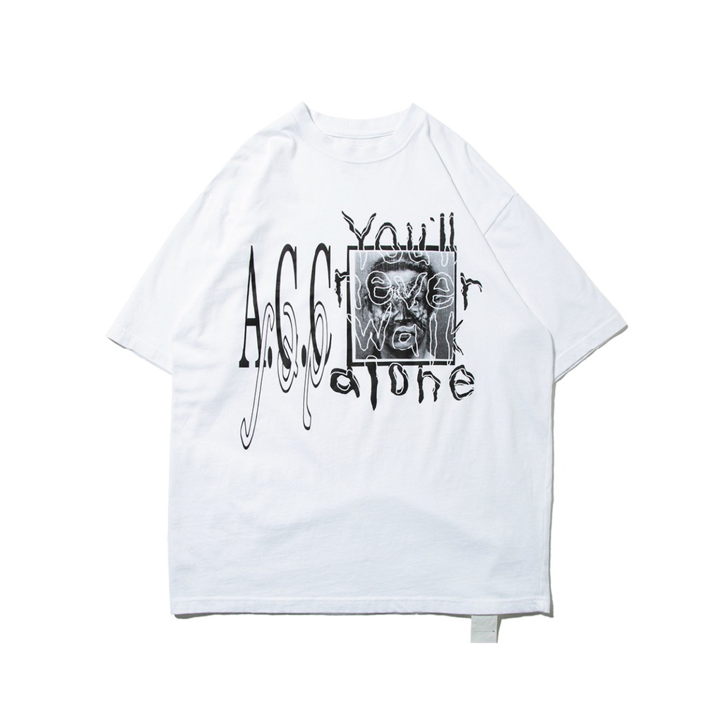 【Nexhype】DEMARCOLAB YOU’LL NEVER WALK ALONE TEE (White)