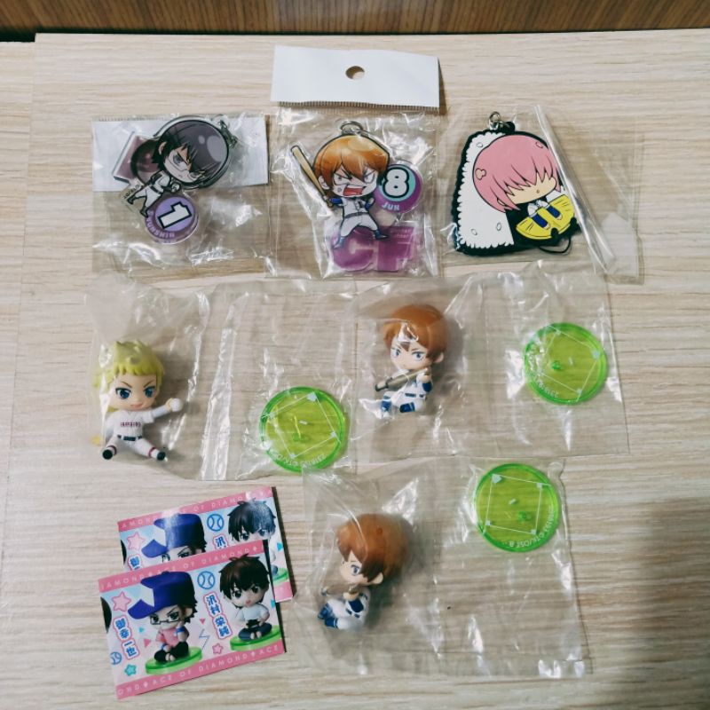 鑽石王牌 日版正版模型公仔吊飾成宮鳴東條秀明小湊春市伊佐敷純澤村御幸 蝦皮購物