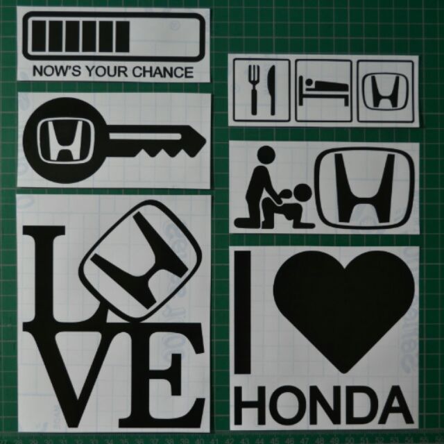 Honda貼紙