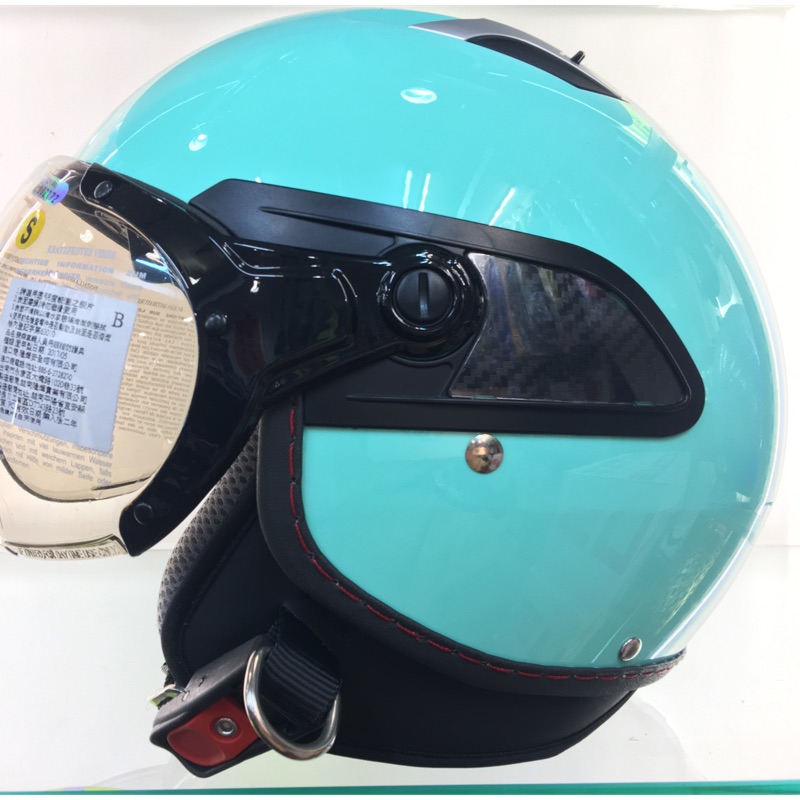 ZEUS ZS-212C 風靡歐美之安全帽鏡片設計 兩用鏡片外面W鏡內墨片內襯耳襯可拆卸適合女生小頭專用買就送防水袋一個