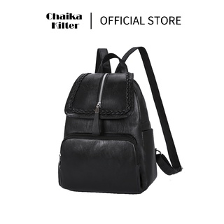 Chaika Kilter 時尚韓版女式背包大容量皮革背包書包旅行背包 CK868