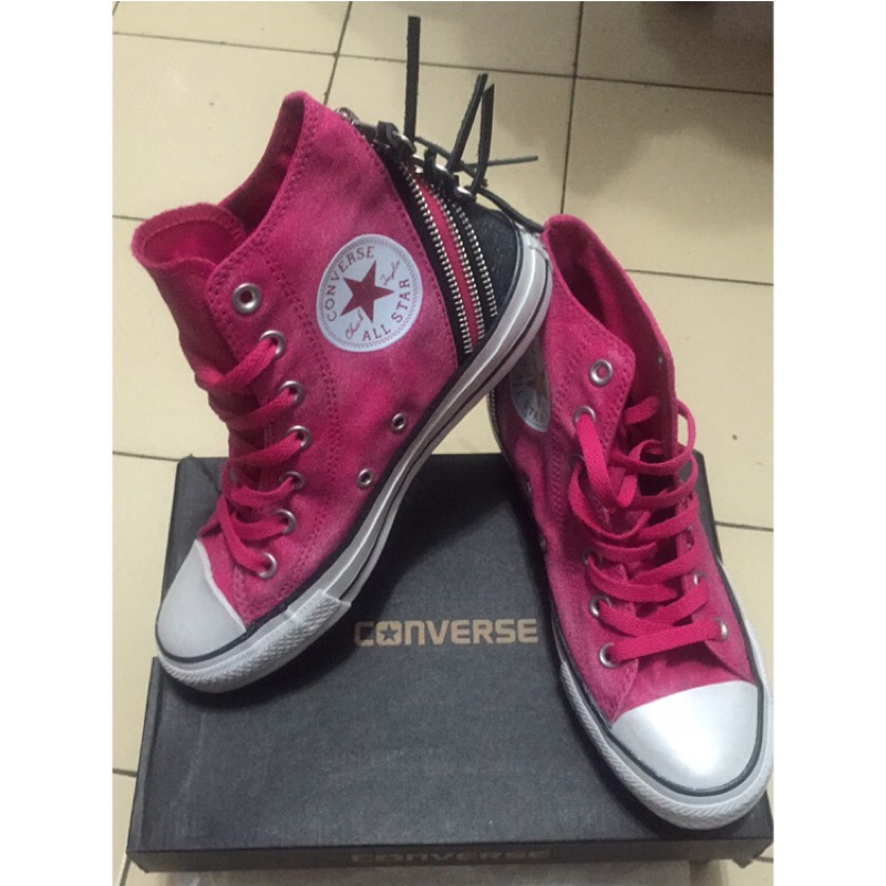 CONVERSE Chuck Taylor All Star Tri Zip 亮蠟水洗系列 拉鍊