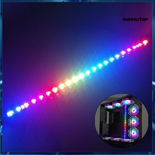 Moonstar 磁性柔性RGB七彩LED燈條電腦機箱裝飾燈